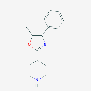 4-(5-methyl-4-phenyl-1,3-oxazol-2-yl)piperidine图片