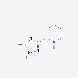 2-(3-Methyl-1H-1,2,4-triazol-5-yl)piperidine图片