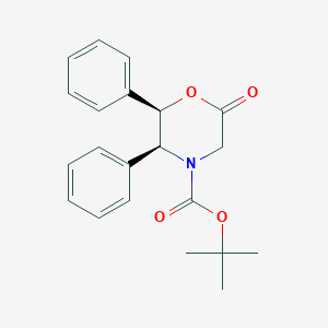 叔丁基(2R,3S)-(-)-6-氧-4-苄氧羧酸-2,3-二苯基吗啉图片