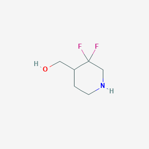 3,3-Difluoro-4-(hydroxymethyl)piperidine图片