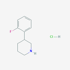 3-(2-Fluorophenyl)piperidine hydrochloride图片