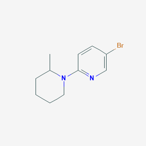 1-(5-Bromo-2-pyridinyl)-2-methylpiperidine图片