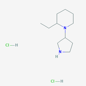 2-Ethyl-1-(3-pyrrolidinyl)piperidinedihydrochloride图片