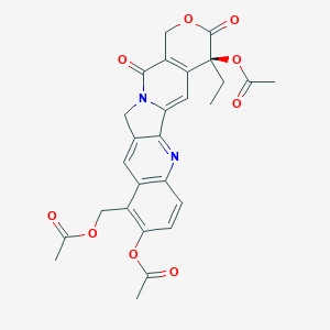 (4S)-4,9-Bis(acetyloxy)-10-[(acetyloxy)methyl]-4-ethyl-1H-pyrano[3',4':6,7]indolizino[1,2-b]quinoline-3,14(4H,12H)-dione图片