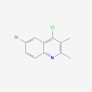 6-Bromo-4-chloro-2,3-dimethylquinoline图片