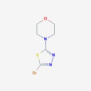 4-(5-溴[1,3,4]噻二唑-2-基)吗啉图片