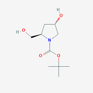 (2R,4S)-tert-butyl 4-hydroxy-2-(hydroxymethyl)pyrrolidine-1-carboxylate图片