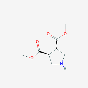 Dimethyl trans-(+/-)-pyrrolidine-3,4-dicarboxylate图片