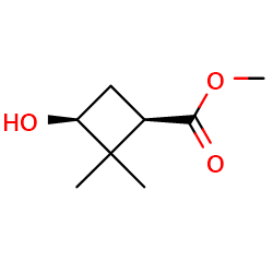 cis-Methyl 2,2-dimethyl-3-hydroxycyclobutanecarboxylate图片