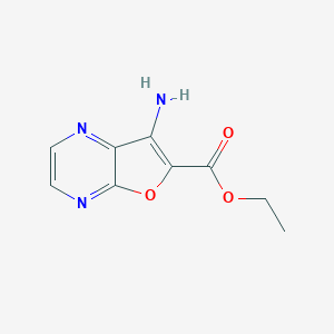 ethyl7-aminofuro[2,3-b]pyrazine-6-carboxylate图片