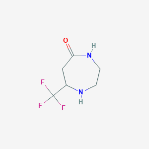 7-(Trifluoromethyl)-1,4-diazepan-5-one图片