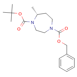 1-benzyl4-tert-butyl(5R)-5-methyl-1,4-diazepane-1,4-dicarboxylate图片