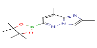 2,8-dimethyl-6-(4,4,5,5-tetramethyl-1,3,2-dioxaborolan-2-yl)imidazo[1,2-b]pyridazine图片