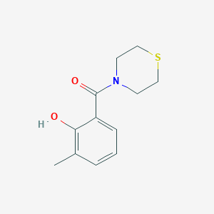 2-Methyl-6-(thiomorpholine-4-carbonyl)phenol图片
