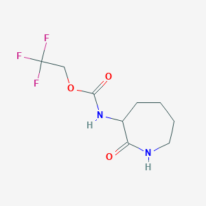 2,2,2-trifluoroethylN-(2-oxoazepan-3-yl)carbamate图片