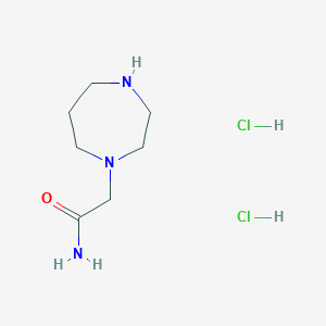 2-(1,4-Diazepan-1-yl)acetamide Dihydrochloride图片