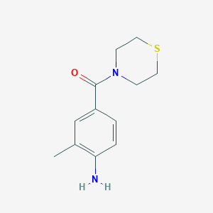 2-Methyl-4-(thiomorpholine-4-carbonyl)aniline图片