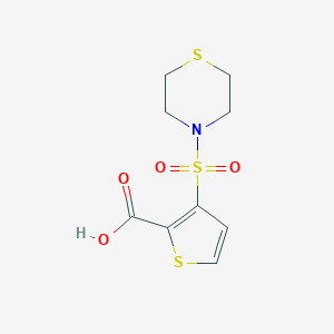 3-(Thiomorpholine-4-sulfonyl)thiophene-2-carboxylic Acid图片