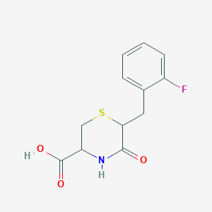 6-[(2-Fluorophenyl)methyl]-5-oxothiomorpholine-3-carboxylic Acid图片