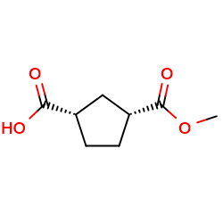 cis-3-(methoxycarbonyl)cyclopentane-1-carboxylicacid图片