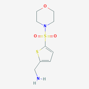 [5-(Morpholine-4-sulfonyl)thiophen-2-yl]methanamine图片