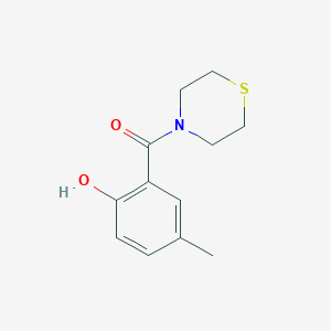 4-Methyl-2-(thiomorpholine-4-carbonyl)phenol图片