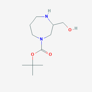 tert-butyl3-(hydroxymethyl)-1,4-diazepane-1-carboxylate图片