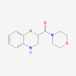 2-(Morpholine-4-carbonyl)-3,4-dihydro-2H-1,4-benzoxazine图片
