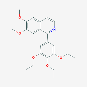 6,7-Dimethoxy-1-(3,4,5-triethoxyphenyl)isoquinoline图片
