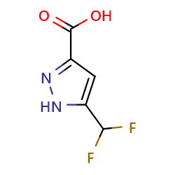 5-(Difluoromethyl)-1H-pyrazole-3-carboxylicacid图片