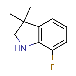 7-fluoro-3,3-dimethylindoline图片