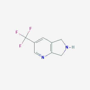 3-(trifluoromethyl)-5H,6H,7H-pyrrolo[3,4-b]pyridine图片