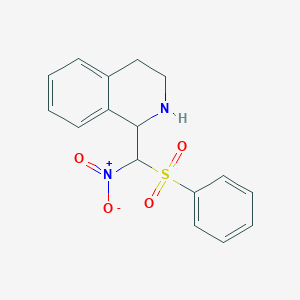 1-[nitro(phenylsulfonyl)methyl]-1,2,3,4-tetrahydroisoquinoline图片