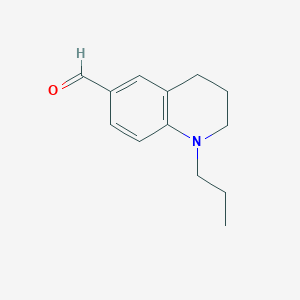 1-propyl-1,2,3,4-tetrahydroquinoline-6-carbaldehyde图片