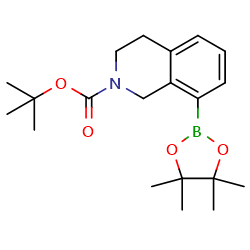 tert-butyl8-(4,4,5,5-tetramethyl-1,3,2-dioxaborolan-2-yl)-1,2,3,4-tetrahydroisoquinoline-2-carboxylate图片