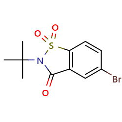 5-bromo-2-tert-butyl-2,3-dihydro-1λ?,2-benzothiazole-1,1,3-trione图片
