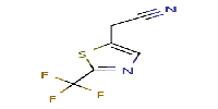 2-[2-(trifluoromethyl)-1,3-thiazol-5-yl]acetonitrile图片