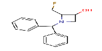 1-(diphenylmethyl)-2-(fluoromethyl)azetidin-3-ol图片
