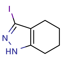3-iodo-4,5,6,7-tetrahydro-1H-indazole图片