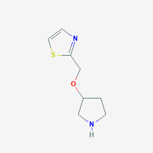 2-[(pyrrolidin-3-yloxy)methyl]-1,3-thiazole图片