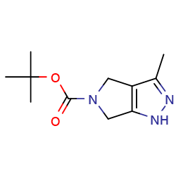 tert-butyl3-methyl-1H,4H,5H,6H-pyrrolo[3,4-c]pyrazole-5-carboxylate图片
