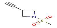 3-ethynyl-1-methanesulfonylazetidine图片