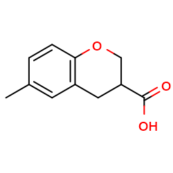 6-methyl-3,4-dihydro-2H-1-benzopyran-3-carboxylicacid图片