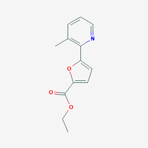 Ethyl 5-(3-Methyl-2-pyridyl)-2-furoate图片