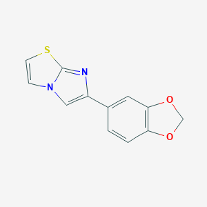 6-(1,3-Benzodioxol-5-yl)imidazo[2,1-b][1,3]thiazole图片