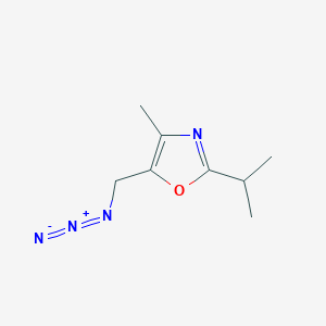 5-(azidomethyl)-4-methyl-2-(propan-2-yl)-1,3-oxazole图片