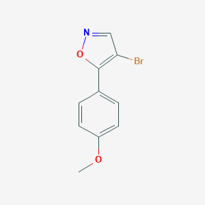 4-Bromo-5-(4-methoxyphenyl)isoxazole图片