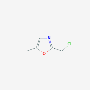 2-(chloromethyl)-5-methyl-1,3-oxazole图片