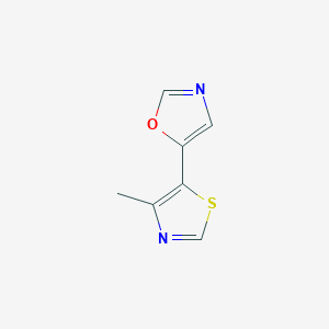 5-(4-methyl-1,3-thiazol-5-yl)-1,3-oxazole图片