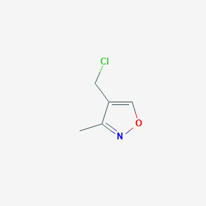 4-(chloromethyl)-3-methyl-1,2-oxazole图片